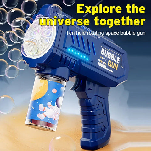 Fully Automatic Bubble Gun Rocket Bubbles Machine