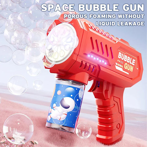 Fully Automatic Bubble Gun Rocket Bubbles Machine